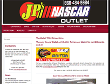 Tablet Screenshot of jpsnascaroutlet.com